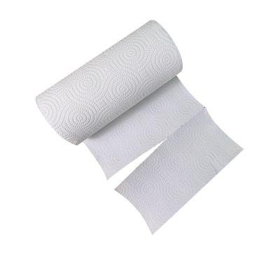 China Sample Absorbent Bamboo Paper Towels - Free High Oil Absorption 2 Ply Kitchen Tissue Paper Roll for sale