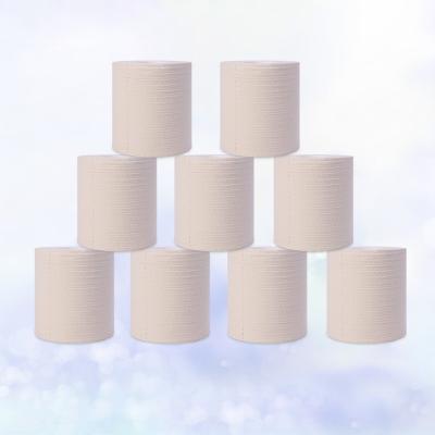 China Water Intake Pure Bamboo Pulp 1 Ply Bamboo Pulp Toilet Paper Roll for sale