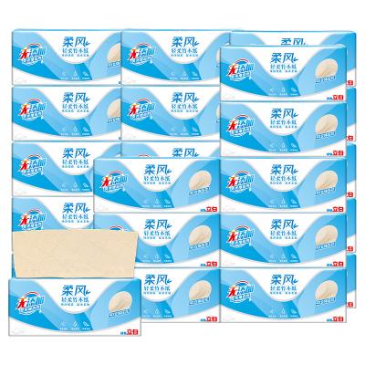 China Soft Wettable Water Facial Tissue Paper Custom Package Box for sale