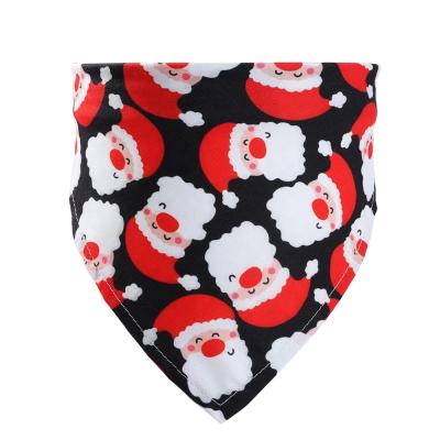 China Stocked New Christmas Pet Bandana Best Selling Dog Triangle Scarf Cat Decorative Scarf for sale