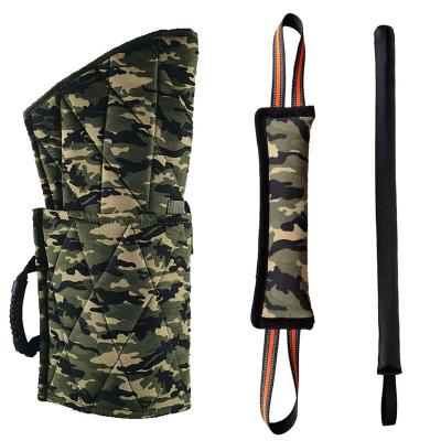 China Stocked Dog Bite Sleeve Camo German Wrangler Dog Sleeves Training Large Dog Pet Pounding Supplies for sale