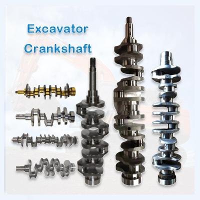 China Excavator Engine Parts Wholesale crankshaft excavator crankshaft engine spare parts crankshafts for Hyundai Volvo cummins yanmar for sale