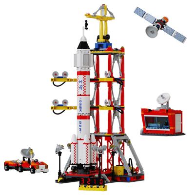 China Popular Aerospace Line Shenzhou Space Launch Construction Toy Most Center Toys Children Series Rocket Block Construction Toys Bricks for sale