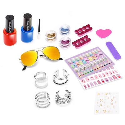 China China Non-toxic Children's Manicure Healthy Girl Creative Nail Art Makeup Girl Toys Creative DIY for Kids Toys for sale