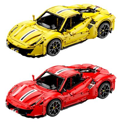 China Toy Racing Car Building Blocks MOC Building Toy Adult Collectible Model Cars Set Building Technic Car Model Kit for sale