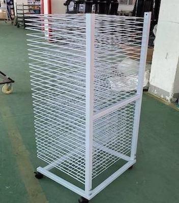 China Drying Rack High Quality Art Paper Paint Drying Rack 36 Shelves Metal Drying Rack for sale