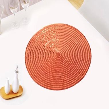 China Sustainable Wholesale Environmental Woven PP Place Mat Restaurant Table Mat , Coffee Table Place Mat for sale