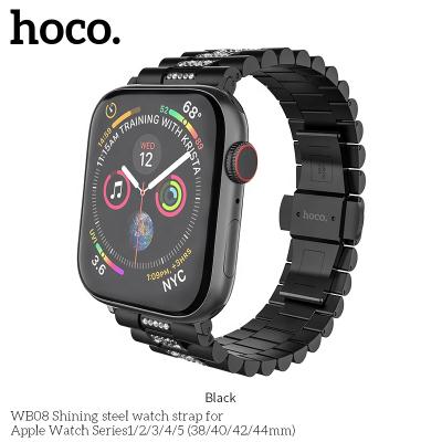 China Fashion WB08 Shiny Stainless Steel Strap 40/42mm For Apple Watch Series 1/2/3/4 for sale