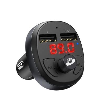 China Apple / Android E41 In-Car FM Audio Wireless Transmitter Dual USB Car Charger for sale