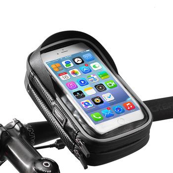 China EVA Rotatable Waterproof Bicycle Phone Bag Mobile Phone Bag Mobile Phone Bag Motorcycle Phone Holder for sale