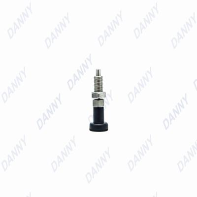 China Heavy Industry Aluminum Knob Retractable Threaded Indexing Plunger With Rest And Locknut for sale