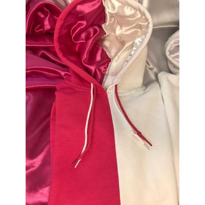 China high quality Anti-wrinkle satin scratching kangaroo pocket hoodie for sale