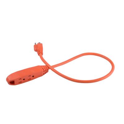 China 3-Outlet Extension Cord, Socket Grounded, 16/14/12 A.W.G. 3C SJTW 13/15A, 1875/1625W, Consumer Electronics SJTW Outdoor Service Orange for sale