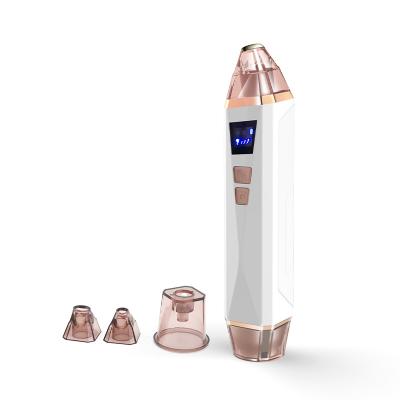 China Electric Travel Blackhead Remover Vacuum Microdermabrasion Diamond Whitehead Removal Acne Treatment Face Pore Nose for sale