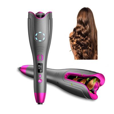 China 2022 Professional Portable Ceramic Rotating Automatic Hair Curler 360 Rotation Electric Roller Iron Hair Curler Hair Curling Iron 2022 for sale