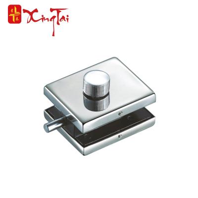 China Modern Glass Door Patch Fixture , Turn Knob Lock YG-717 for sale