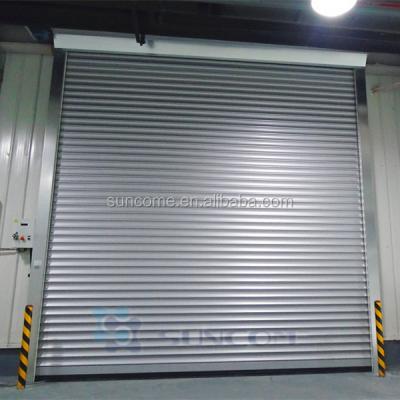 China Modern Exterior Galvanized Steel Security Door / Remote Control Aluminum Roller Shutter Door for sale