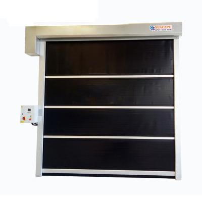 China 2020 High Speed ​​Industrial And Good Quality Electric Quick Operation Industrial Interior PVC Exterior Door for sale