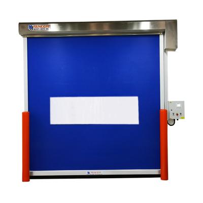 China 2020 Auto Clean Room High Quality Interior Cloth Automatic Fast Gear Roll Up Door for sale