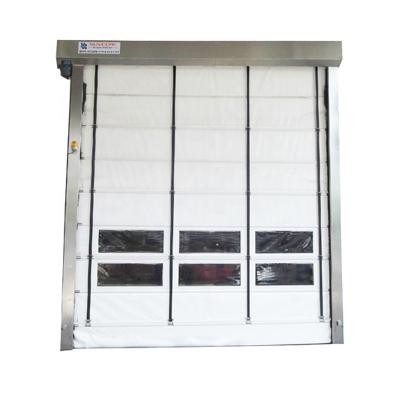 China China Traditional Industrial Automatic Soundproof Vertical Plastic Folding Door for sale