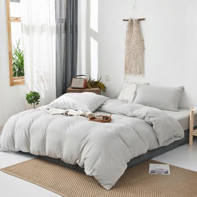 China Anti Dust Mite Duvet Cover Queen Size - Washed Duvet Covers, Soft Queen Duvet Cover Set 3 Pieces With Zipper Closure, Duvet Cover 90x90 for sale