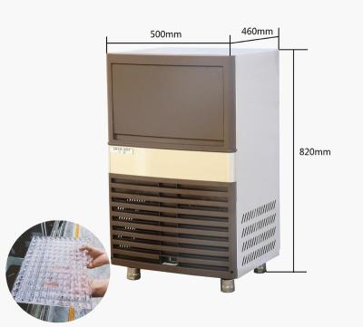 China 40kgs/24h Commercial Brown Shell Mini Plastic Ice Maker Machine with Air Cooling Mode for sale