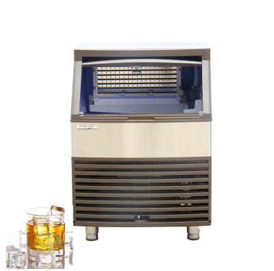 China Commercial Full Automatic 220lb Per Day Commercial Cube Ice Machine For Hotel With SS304 Shell for sale