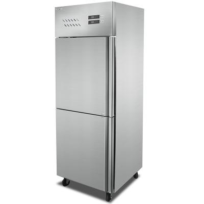 China Single-Temperature Refrigeration Equipment Commercial Double Doors Freezer Upright for sale