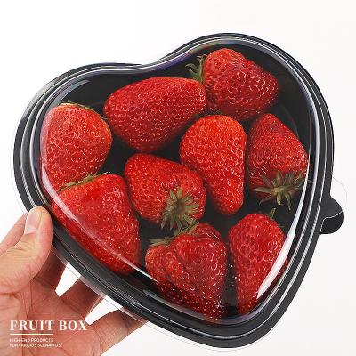 China Disposable Plastic Packaging Disposable Clear Plastic Box Packaging Strawberry Fruit Blister Clear Plastic Box for sale