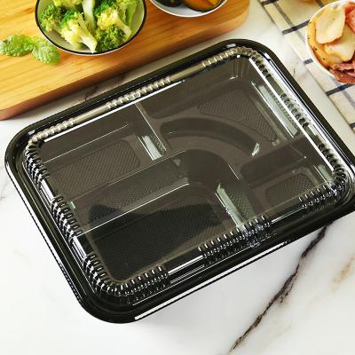 China Recycled Materials High Quality Disposable Meal Box American Square Thickened Food Packing Crate Takeout Box for sale