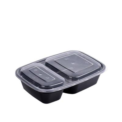 China Europe Type Frame 6828 Recyclable Plastic Take Out Lunch Box Transparent Disposable Food Corrugated Support Recyclable Accept JX-PP6828 for sale