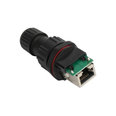 China Automotive Rj45 Manufacturer Direct Supply Waterproof Outdoor Rj45 Power Cable Ip68 Connector for sale