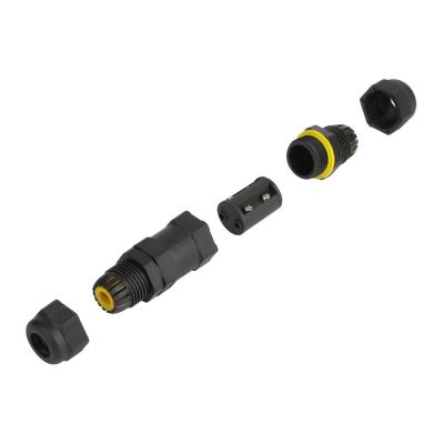 China Waterproof Power Screw Connector PG Series IP68 LED Outdoor Lighting Connector for sale