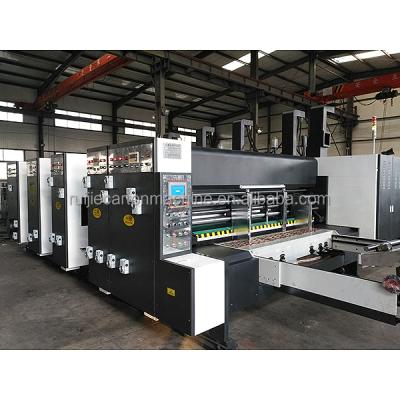 China flexo printer slotter machine mesin 6m*4.5m*2.9m motong de maot slotter/flexo slitter printer for sale