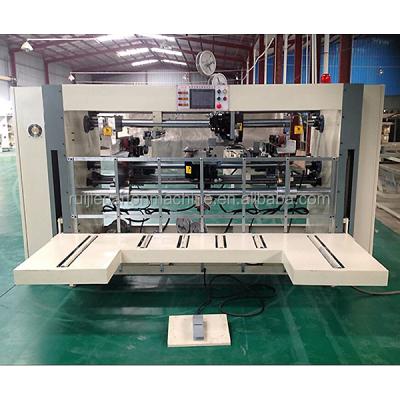 China Semi-auto Stitching Products Machine / Corrugated Cardboard Box Forming Machine for sale