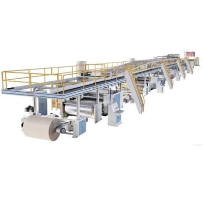 China machinery & Material WJ-100-1800 3/5 ply corrugated board production line for sale