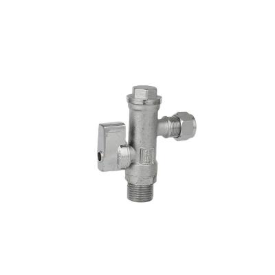 China Bathroom 1/2 Wall Mounted Home Toilet Inlet Water Washing Machine Kitchen Brass Angle Valve for sale