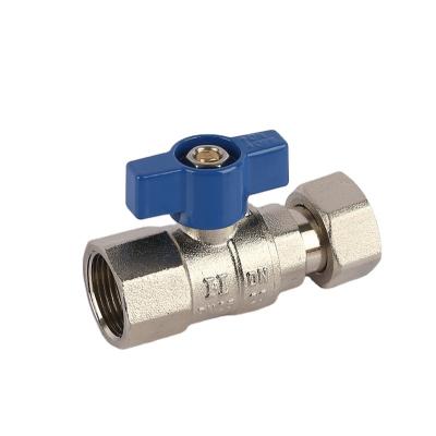 China General Male Valve Hot Sell Valve Iron Center Of Disc Handle Ball Valve Brass Red Valve for sale