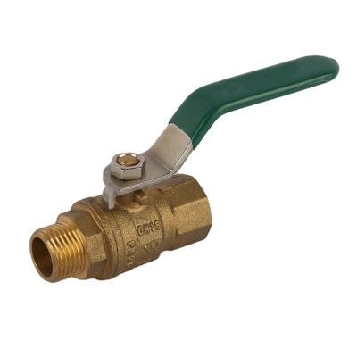 China General factory female and male valve hot sale the yellow handle brass valve valve series for sale