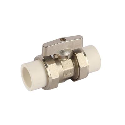 China General Hot Selling Ball Valve Ball Valve Black Handle Brass Center Iron Brass Valve For Water Pipe for sale