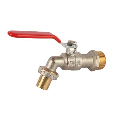 China Various New China General Widely Used Garden Style Lockable Brass Bibcock Valve for sale