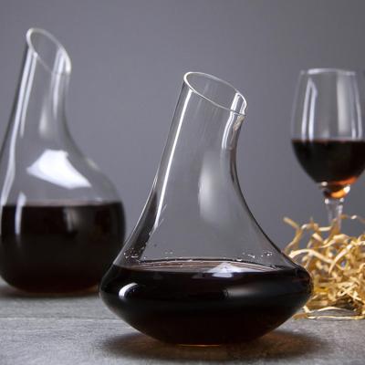 China Borosilicate Big Belly Wine Divider Transparent Beveled Wine Divider Wine Decanter High Divider Simple Quick Single Glass for sale