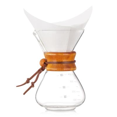 China Wholesale handmade glass coffee pot large capacity borosilicate glass coffee pot arabic pot for sale