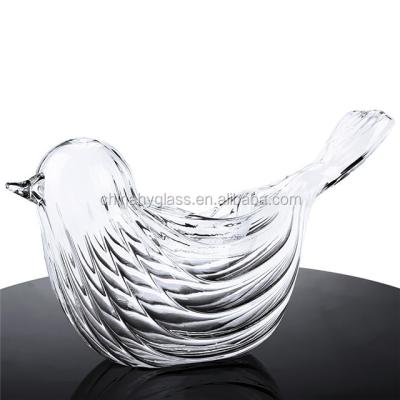 China New Crystal Bird Shape Glass Candle Holder Wedding Banquet Party Decor Classic Heatable Heatable Bar Home Dinner for sale