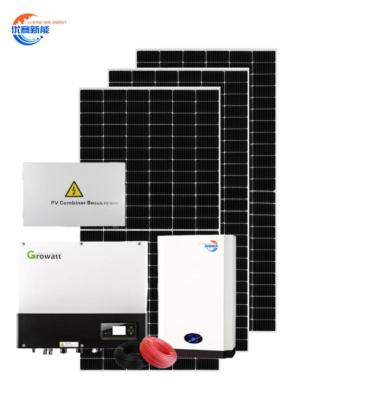 China Full Home Solar Panel Energy Storage System 3Kw 5Kw 7Kw 8Kw 20kw Hybrid Off Grid Solar Power System for sale