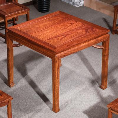 China Dining Room Table Traditional Mahogany Retro Rosewood Red Sandalwood Eight Immortals Table Square Chinese Dining Table Neoclassical Dining Table for sale