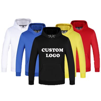 China White Anti Shrink Wholesale Custom Pullover Printing Logo Designer Designer Unisex Hoodie for sale