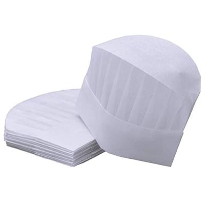 China Nonwoven Fabric Hot Chef Hat Non-Woven Kitchen Cooking Hats Hat Party Baking for sale