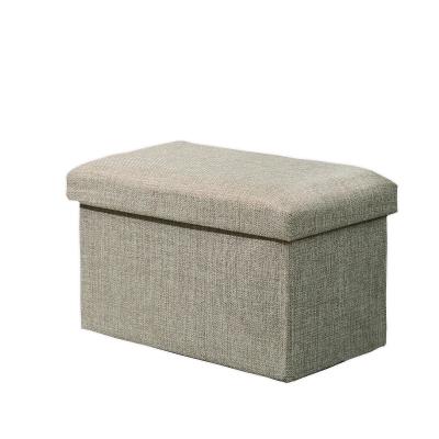 China 2022 Foldable Furniture Fabric Stool Elegant Home Stool For Bedroom for sale