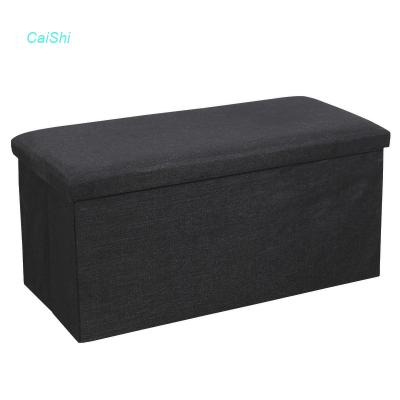 China Foldable Modern Home Life Fabric Sofa Stool Storage Bench Stool for sale